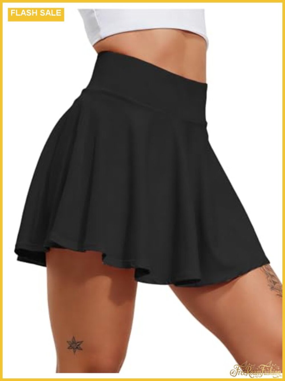Pleated Tennis Skirt High Waisted Tummy Control Athletic Skort with Pockets